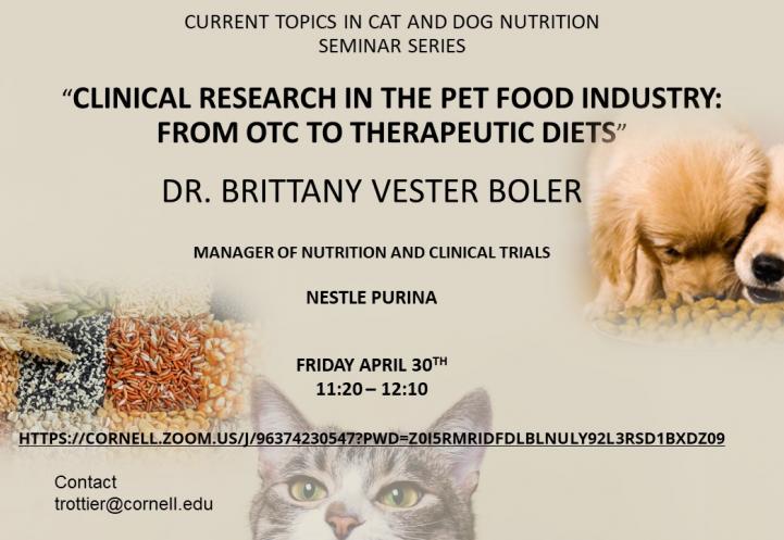 宠物食品行业的临床研究:从OTC到治疗性饮食