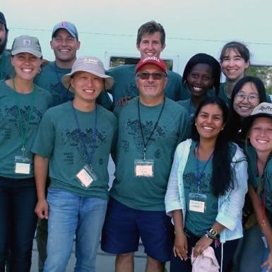 Cornell weed science team posing for group shot